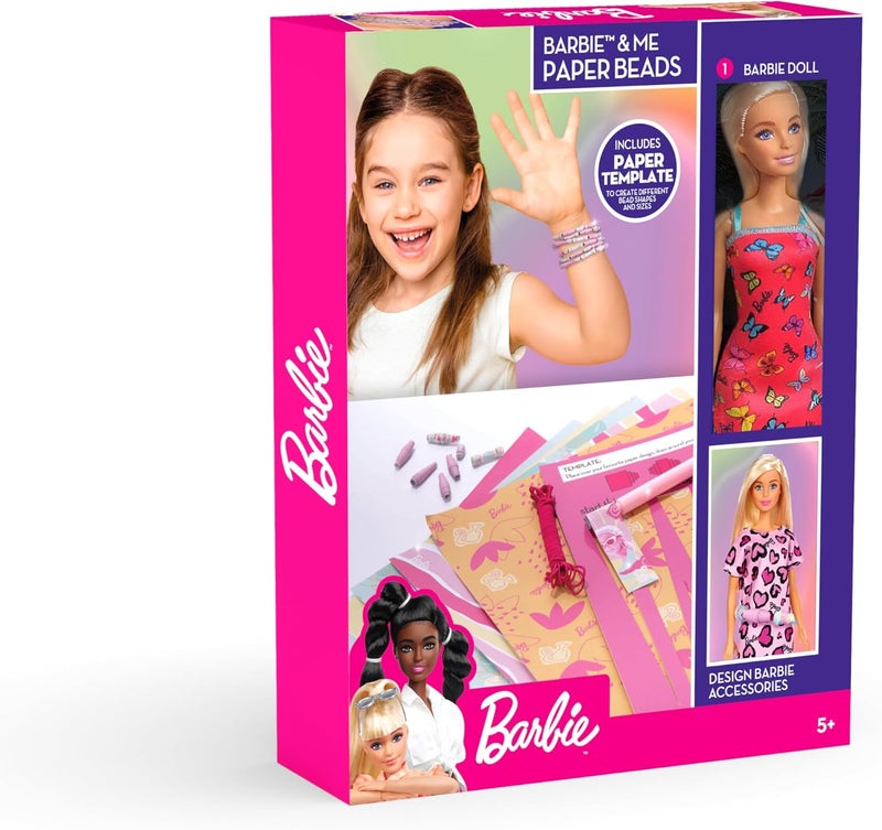 Barbie Paper Beads With Doll - Image 1